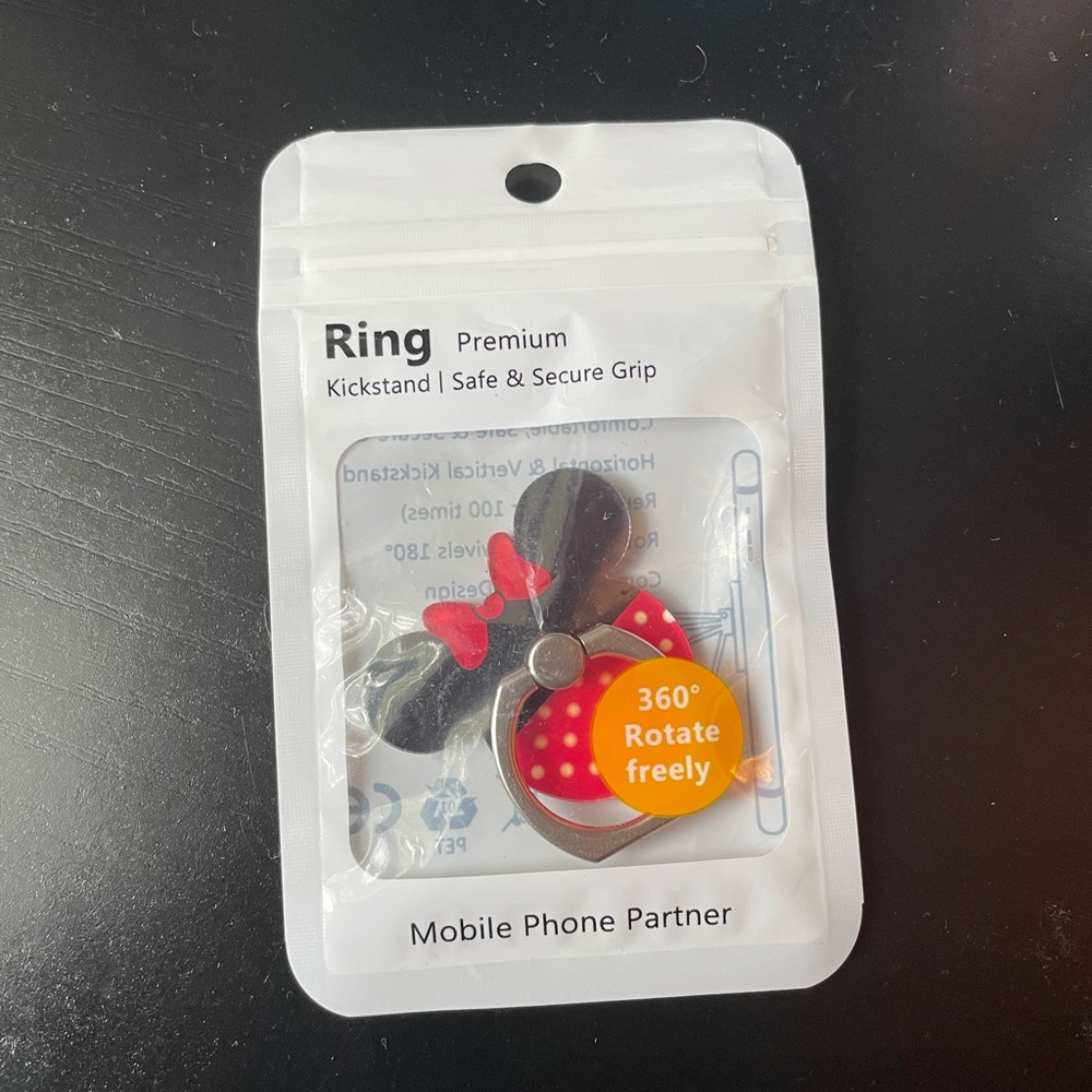 Minnie Mouse Ring Pop Socket